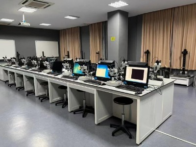 浙江警察学院体视显微镜互动教室 